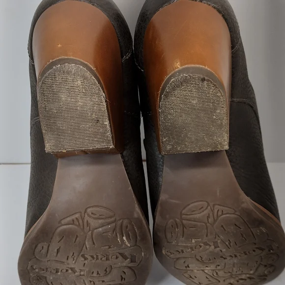 Korks by Kork Ease Grey Little Leather Monk Strap Booties l  size 8 M - Picture 14 of 14
